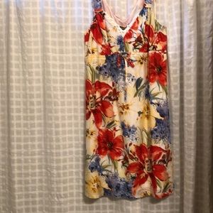 Tommy Bahama cotton silk dress M